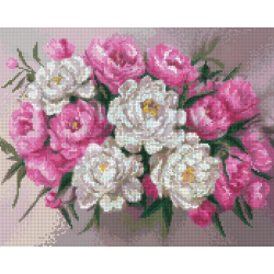 Diamond Painting with subframe Peonies 30x40 cm VA812