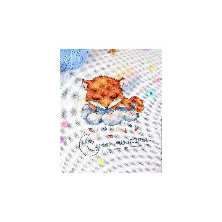 Cross stitch kit "Night is the time to dream…" SM-663