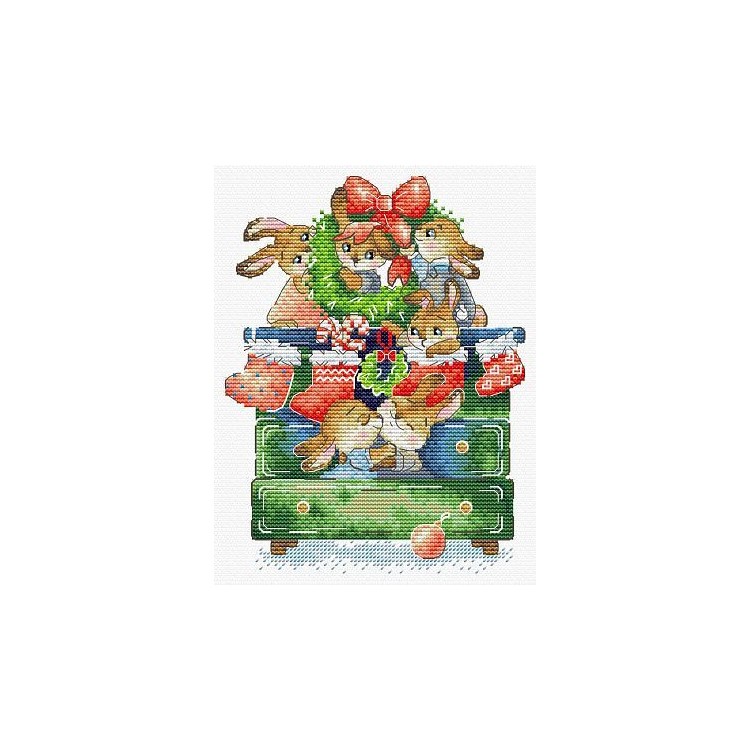 Cross stitch kit "Holiday preparations" SM-780