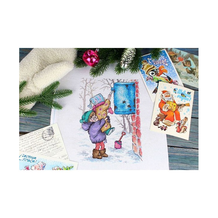 Cross stitch kit "Two wishes" SNV-915