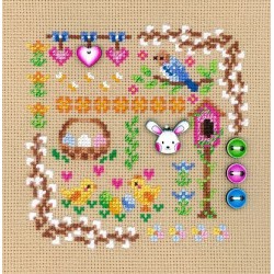 Cross stitch kit "Mini Sampler. Easter Magic" SNV-941