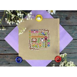 Cross stitch kit "Mini Sampler. Easter Magic" SNV-941