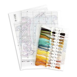 Cross stitch kit "Long process" SR-1105