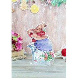 Cross stitch kit "Auntie with Roses" SR-1145