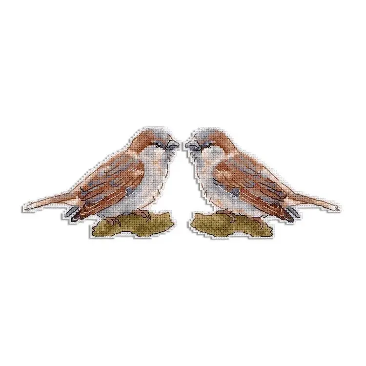 Cross stitch kit "Sweet little sparrow" SR-947 Cross stitch kit "Sweet little sparrow" SR-947