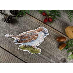 Cross stitch kit "Sweet little sparrow" SR-947