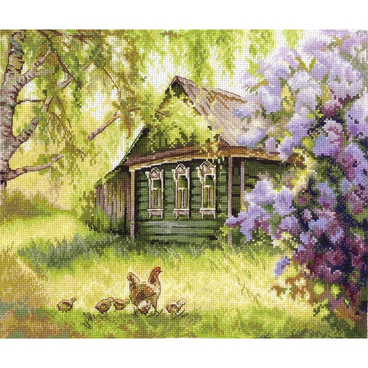 Cross stitch kit "At Granny's" SANU-08