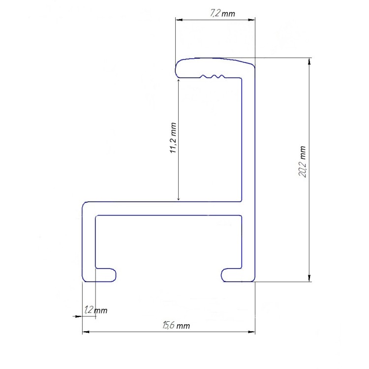 Aluminum profile A711-05