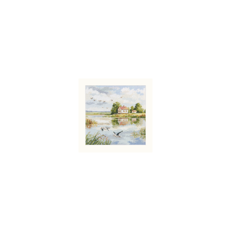 Cross stitch kit "House by the lake" S3-36