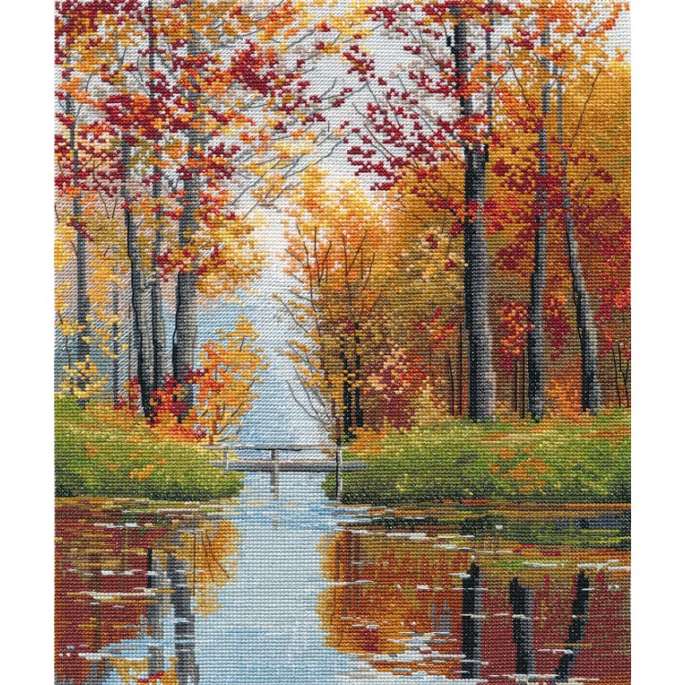 Cross stitch kit "Autumn has come" S1642