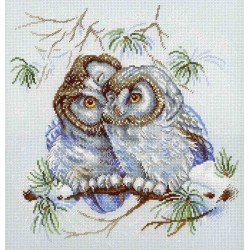 Cross stitch kit "Little Owls" SNV-794