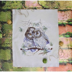 Cross stitch kit "Little Owls" SNV-794