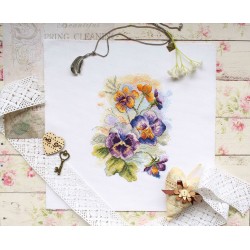 Cross stitch kit "Summer flowers" SNV-800