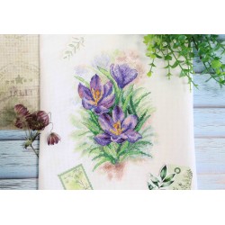 Cross stitch kit "Bright crocuses" SNV-821