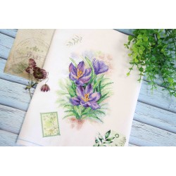 Cross stitch kit "Bright crocuses" SNV-821