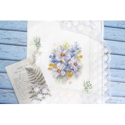 Cross stitch kit "Floral compliment" SNV-822