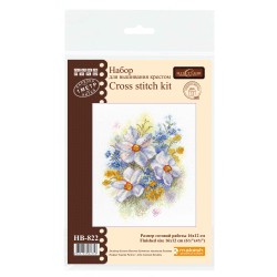 Cross stitch kit "Floral compliment" SNV-822