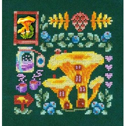 Cross stitch kit "Mini Sampler. Chanterelle House" SNV-945