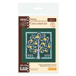 Cross stitch kit "Mini Sampler. Tree of desires" SNV-948