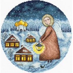 Cross stitch kit "Christmas Angel SANA-08