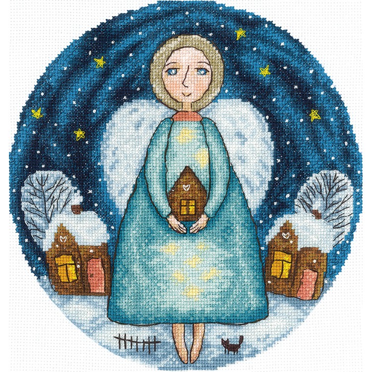 Cross stitch kit "Guardian angel" SANA-09