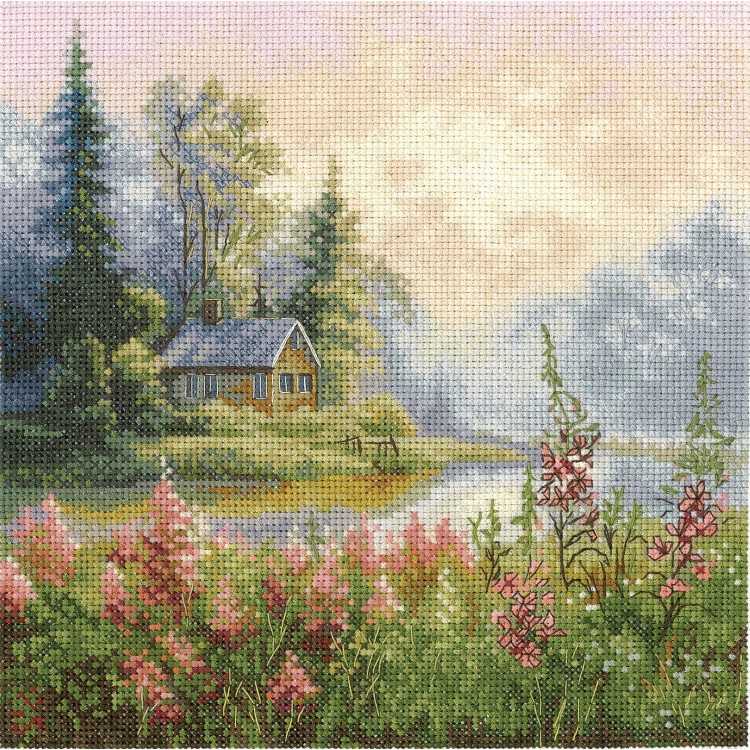 Cross stitch kit "At dawn" SANN-35