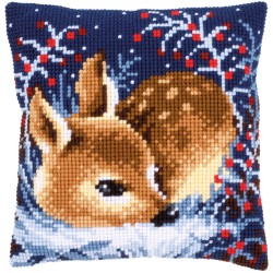 Cross stitch cushion kit Little deer PN/0158266