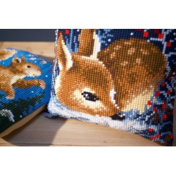 Cross stitch cushion kit Little deer PN/0158266