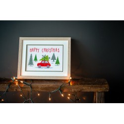 Counted cross stitch kit Hip Christmas PN/0166321