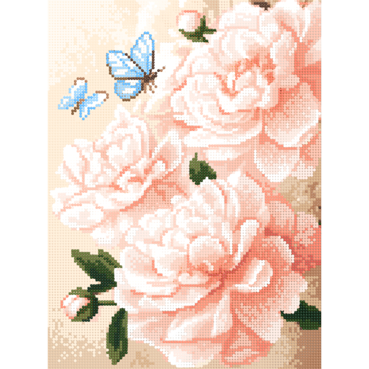 Diamond Painting with subframe Flowers 30x40 cm VA838