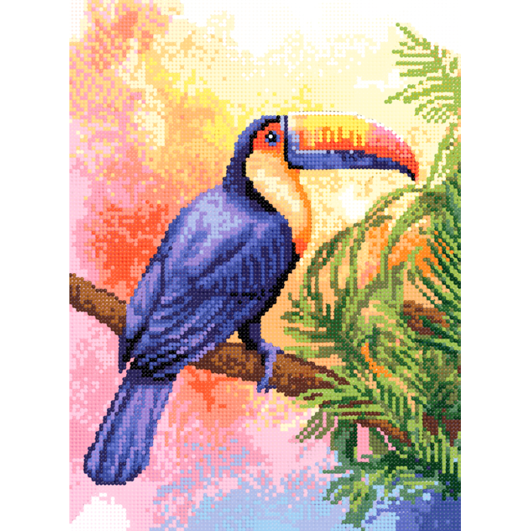 Diamond Painting with subframe Pelican 30x40 cm VA843