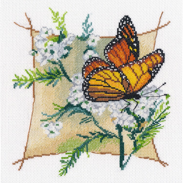 Cross stitch kit "Composition. Butterfly-2" S1646
