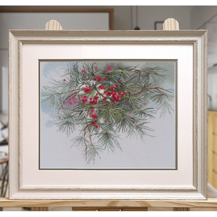 Cross stitch kit "Winter, New Year..." S1652