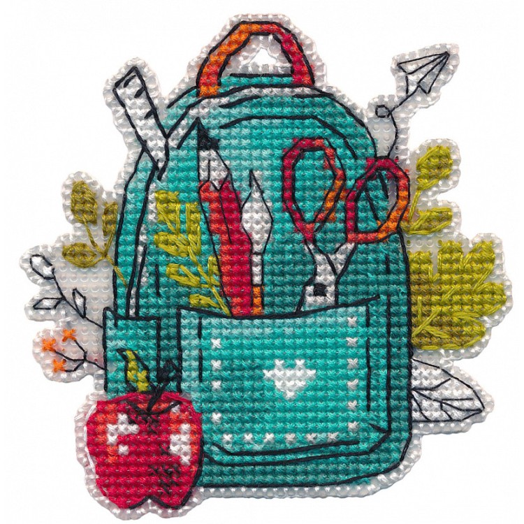 Cross stitch kit "Magnet. Backpack" S1655