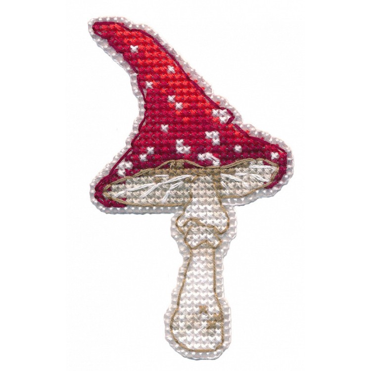 Cross stitch kit "Magnet. Fly agaric" S1659