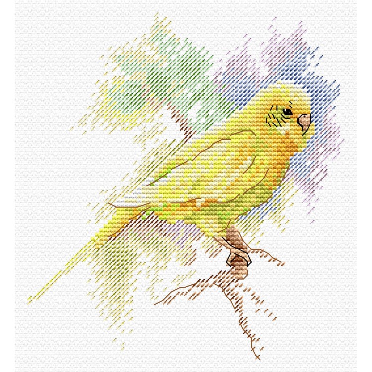 Cross stitch kit "Feathered friend" SM-739