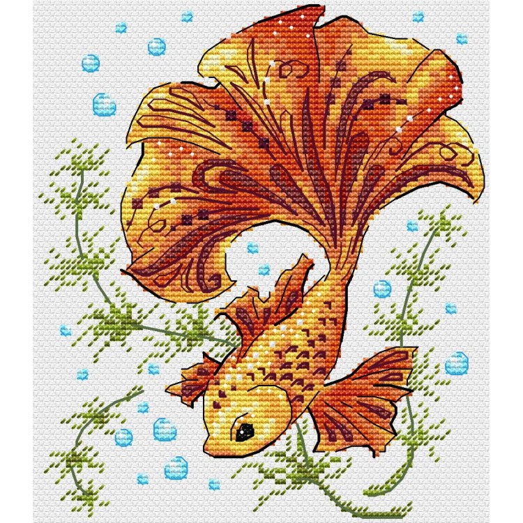 Cross stitch kit "Magic fish" SM-785
