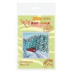 Cross stitch kit "Through the winter forest" SM-988