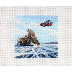 Cross stitch kit "Over the frozen lake" SM-989
