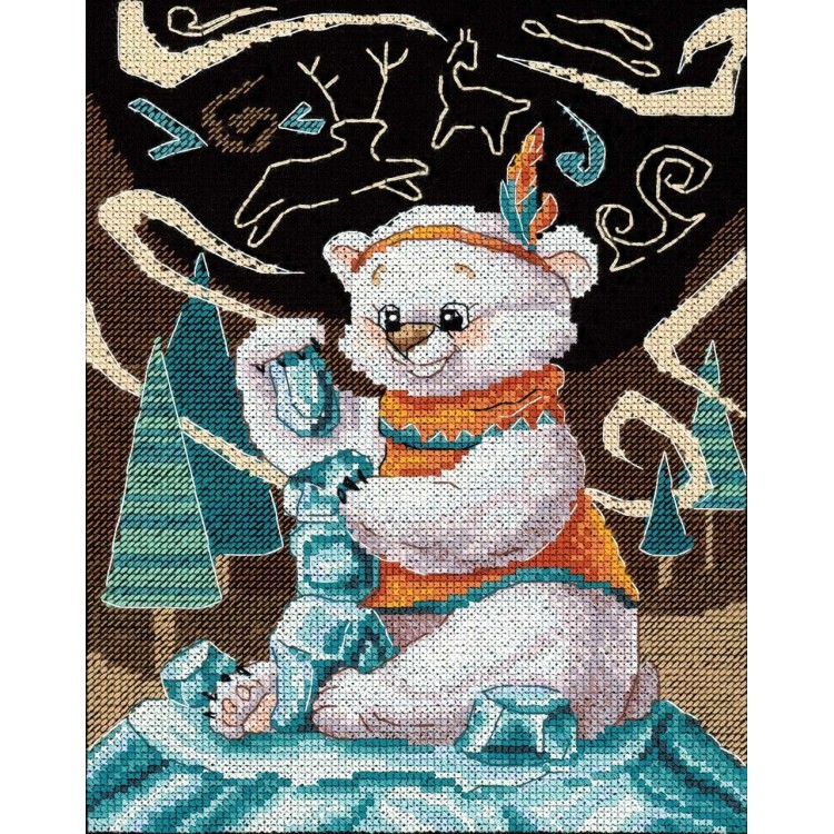 Cross stitch kit "Ice Tower" SNV-892