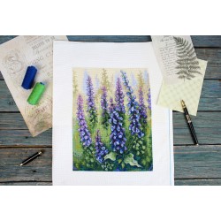 Cross stitch kit "Unusual foxglove" SNV-909