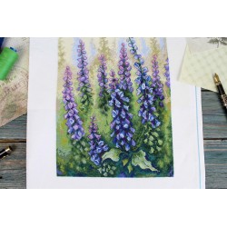 Cross stitch kit "Unusual foxglove" SNV-909