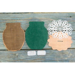 Cross-stitch on wooden base "Summer harvest" SO-116