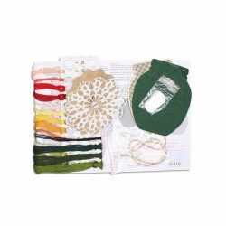 Cross-stitch on wooden base "Summer harvest" SO-116