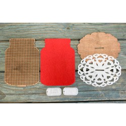 Cross-stitch on wooden base "Summer juice" SO-117