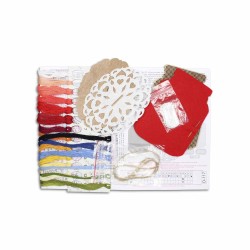 Cross-stitch on wooden base "Summer juice" SO-117