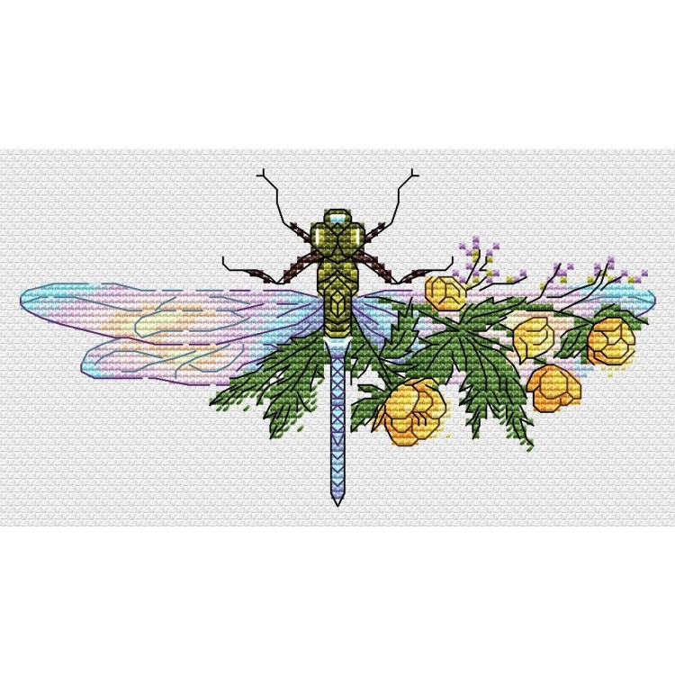 Cross stitch kit "Flower dragonfly" SV-1034