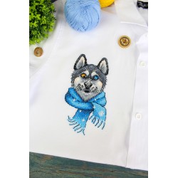 Cross stitch kit "Funny Husky" SV-1035
