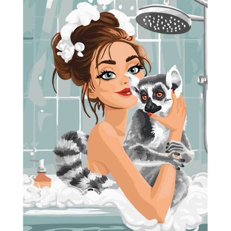 2025Paint by Numbers kit 40x50 cm J103