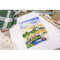 Cross stitch kit "Harmony of the morning" SNV-916
